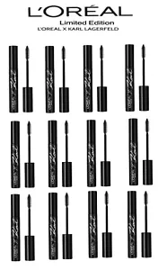 LOTTO 12x L’OREAL PARIS Mascara limited edition Karl Lagerfeld colore nero - Foto 1 di 3
