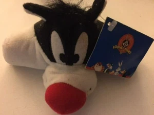 NEU Looney Tunes Sylvester Kopf Sandsack Plüschtier Stofftier 8 Zoll Spielzeug Vintage 1998 - Bild 1 von 1