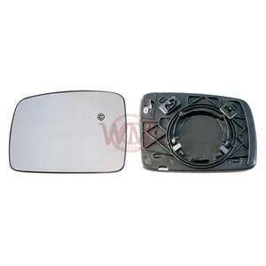 LAND ROVER FREELANDER 2006->2010 PORTA SPECCHIO VETRO ARGENTO,RISCALDATO E BASE,SINISTRO - Foto 1 di 4