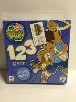 GO DIEGO GO! 123 Preschool Learning Board Game Milton Bradley Nick Jr. Complete! - Image 1 of 3