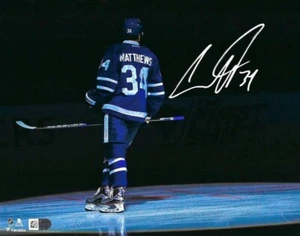 AUSTON MATTHEWS  Maple Leafs Autographed 3.5x5 Photo  Reprint - Picture 1 of 1