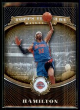 2008-09 Topps Treasury REFRACTOR Richard Hamilton Detroit Pistons #60 398/999