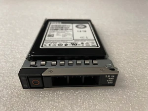 DELL W5PP5 1.6TB 12G 2.5" MU MLC SATA SOLID STATE DRIVE IN DXD9H GEN14 CADDY - Picture 1 of 2