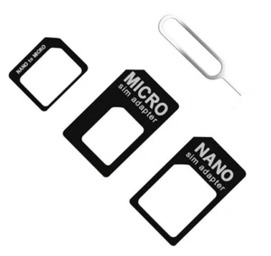 ADAPTATEURS CARTE SIM - NANO SIM / MICRO SIM / SIM STANDARD - Universelle - NEUF - Photo 1/1