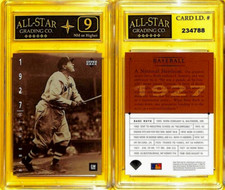 Babe Ruth  1994 Upper Deck GM American Epic Card #8 NY Yankees ASG 9 NM #CD