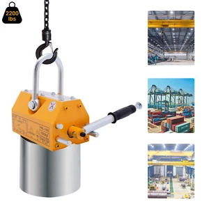 2200lbs Magnetic Lifter Metal Lifting Magnet Hoist Bridge Building Engineering - Picture 1 of 10