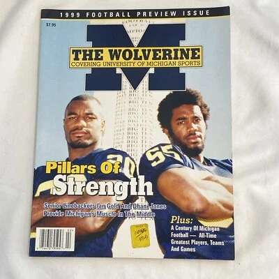 The Wolverine Magazine 1999 Football Preview Issue Ian Gold / Dhani Jones - Image 1 of 4