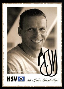 Nico Jan Hoogma Autograph Card Hamburg SV 2003-04 1st Card +A 96162