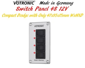 Votronic Switch Panel 4S 12V/24V - Picture 1 of 3