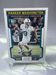 2023 Panini Score #361 Parker Washington (RC)/Jacksonville Jaguars/WR