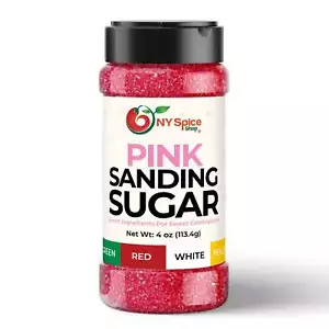NY CANDY SHOP Sanding Sugar - Sugar Sprinkles - Sparkling Sugar 4oz Jar - Picture 1 of 11