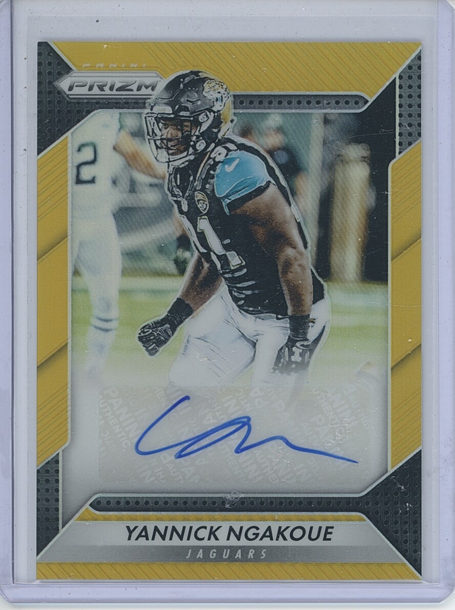 2016 Prizm Yannick Ngakoue RC ROOKIE GOLD PRIZM AUTO AUTOGRAPH Colts 1/10
