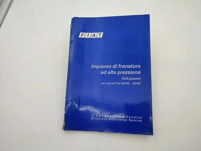Manuale officina Fiat 80 NC 90 NC. impianto di frenatura ad  alta pressione 1973 - Immagine 1 di 4