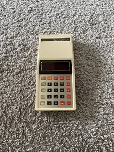 Vintage Litronix 1720 Checkmate Calculator Brown  Office School Work Algebraic