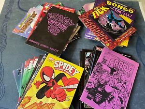 Ashcan Comic Lot 100+ Spidey Freex Batman Tick Bongo War Machine Archie