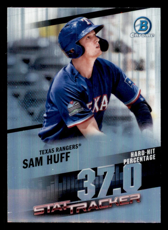 2020 Bowman Chrome Stat Track #ST2 Sam Huff - Image 1 of 2
