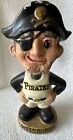 Mascotte hocheuse vintage années 1960 Pittsburgh Pirates base en or bobblehead
