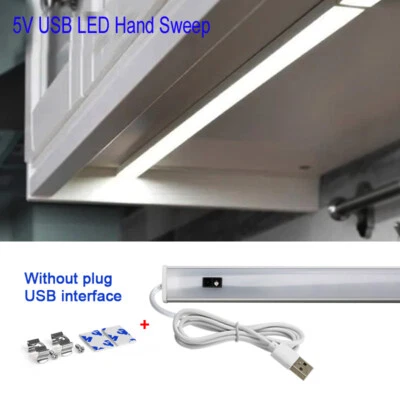 5V USB LED Cabinet Kitchen Light Hand Sweep Sensor Lamp smart touch sensor light - Image 1 of 4