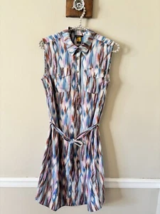 NWT Eddie Bauer Travex Departure Button Front Shirt Dress Size Petite Medium - Picture 1 of 5
