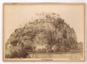 Foto( 16x11,5): Hochosterwitz, Verlag Völker, Graz, um 1890 - Foto 1 di 2