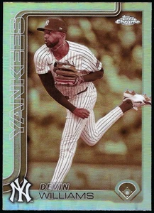 2025 Topps Chrome Sepia Refractor #153 Devin Williams New York Yankees - Picture 1 of 2