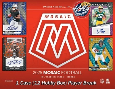 Santana Moss WAS 2025 Panini MOSAIC 1 Case (12 Hobby Box) Player Break#4 - Image 1 of 4