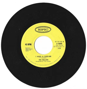 1972-THE HOLLIES-JESUS WAS A CROSSMAKER & I HAD A DREA-EPIC-45RPM 7'' RECORD-CA. - Bild 1 von 2