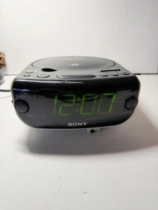 Sony CD Dream Machine ICF-CD815 AM FM Radio Doble Alarma AUX/CD - Probado Funciona - Imagen 1 de 6