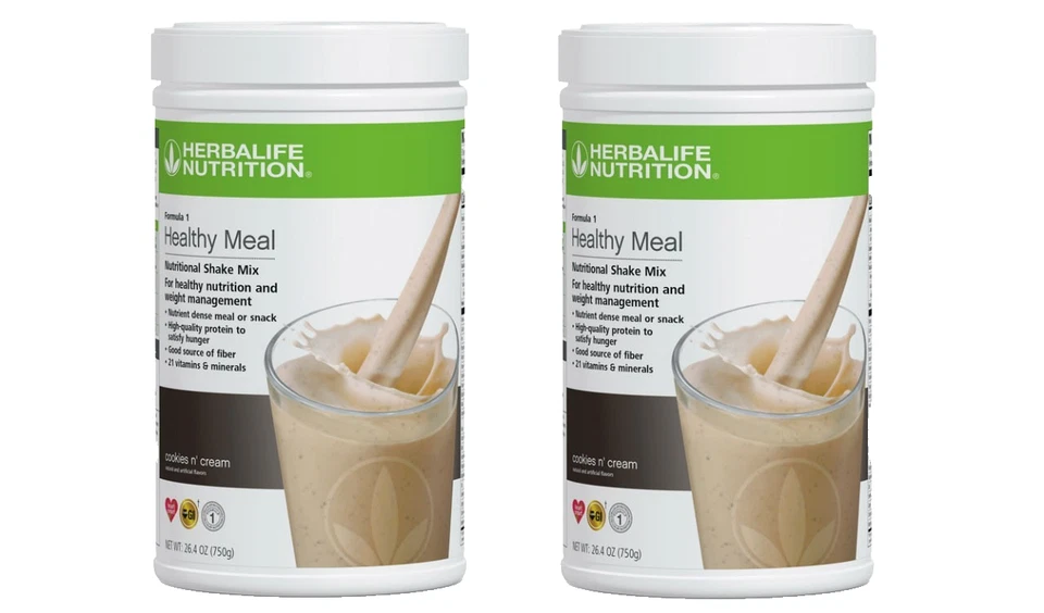 2X Fórmula 1 Comida Saludable Nutricional Batido Mezcla Galletas Crema 750 g - De EE. UU. Foto 1 de 3