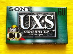 1x SONY UX-S 60 Cassette Tape 1999-2001 + OVP + SEALED + Made in Itay + - Picture 1 of 2