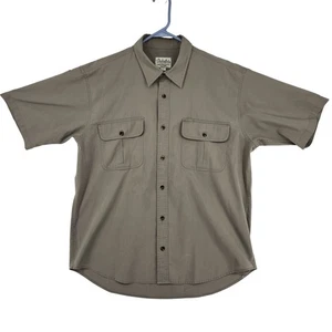 Cabela's Shirt Mens Large Short Sleeve Button Up Dual Pocket Outdoor Workwear - Picture 1 of 10