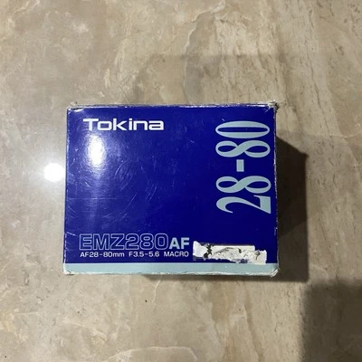 Tokina Manual  Zoom Lens Macro 28-80mm F3.5-5.6 Nikon From Japan EMZ280AF - Image 1 of 4