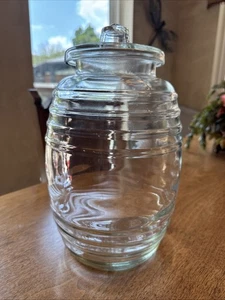 Large VTG 1996 Crisa Barrel Jar 1.5 Gallon W/Lid Wide Mouth 12.5"H x 8”W Mexico - Picture 1 of 15