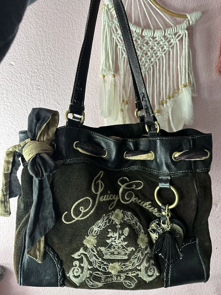 Bolso de terciopelo Juicy Couture Daydreamer vintage Y2K para mujer’s Foto 1 de 4