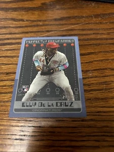 2024 Topps Heritage High Number Elly De La Cruz RC Perfectly Programmed SP Reds - Picture 1 of 2