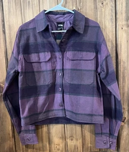 The North Face Damen Valley Flanellhemd Midnight Mauve Neu mit Etikett XS - Bild 1 von 4