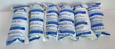 Set Of 6 BRAND NEW Brita Pitcher Replacement Filters  - Image 1 of 2