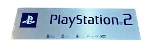 Official PlayStation 2 PS2 Aluminum Metal Store Display Sign Man Cave Rare 4ft - Picture 1 of 21