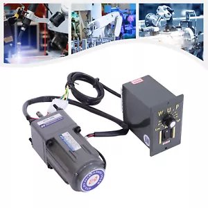 220V Getriebemotor Elektromotor 1400RPM Drehzahlregler Stufenlos Einstellbare DE - Bild 1 von 12