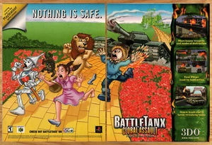 Battle Tanx Global Assault Tank 3DO -2 Page Video Game Print Ads Poster Art 2000 - Picture 1 of 5
