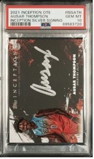 2021 Topps Inception Overtime Elite Ausar Thompson Auto Silver Signing PSA 10 RC