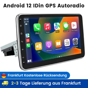 10" Android 12 DAB+ Autoradio GPS Navi 1 DIN 360° Drehbar Bildschirm carplay SWC - Bild 1 von 12