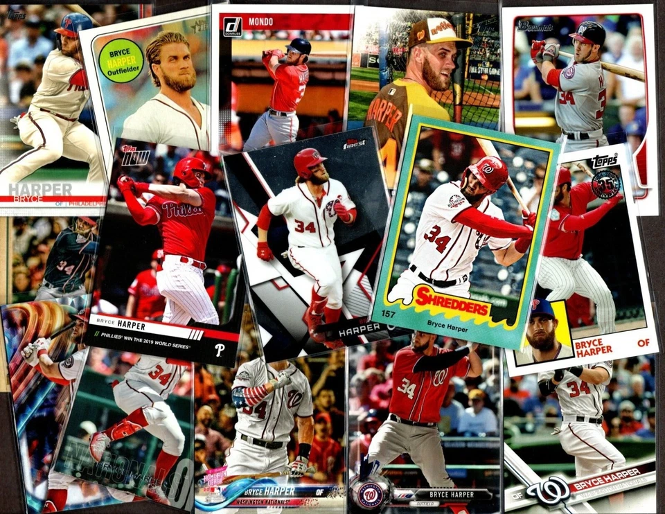 2013 - 2022 Topps / Bowman / Panini BRYCE HARPER cards  - **YOU CHOOSE** - Image 1 of 1