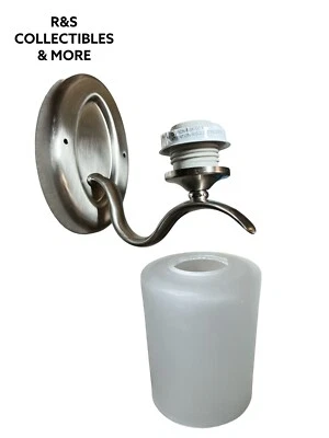 Progress Lighitng Inspire Collection 1-Light Brushed Nickel Bath Sconce P2018-09 - Image 1 of 3