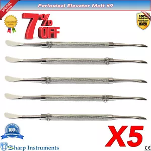 Surgical Periosteal Molt #9 Used to Retract Soft Tissue in Dental Procedures - Picture 1 of 3