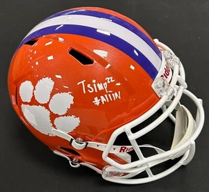 Trenton Simpson Signed Auto w/ Insc Clemson Tigers Full Size Rep Helmet BAS COA - Picture 1 of 5