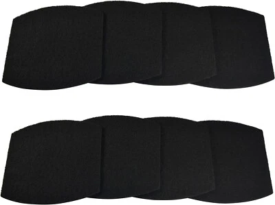 HQRP 8x Cat Litter Box Activated Carbon Charcoal Filters for Petmate Booda Clean Step