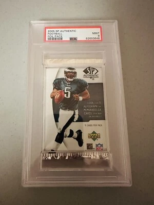2005 SP Authentic Football Foil Pack PSA 9 !!Sharp Rodgers Rookie Auto ? $$$$$ - Image 1 of 2