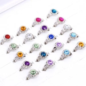 Set  5 Anelli Donna Argentati in Metallo Stile Bohemien Regolabili Women - Foto 1 di 4