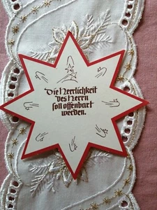 weihnachtlicher Stern, 9cm Durchmesser - Bild 1 von 1